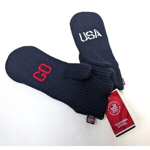 USA Official Olympics Paralymics Team USA Mittens GO Navy Blue Paris 2024